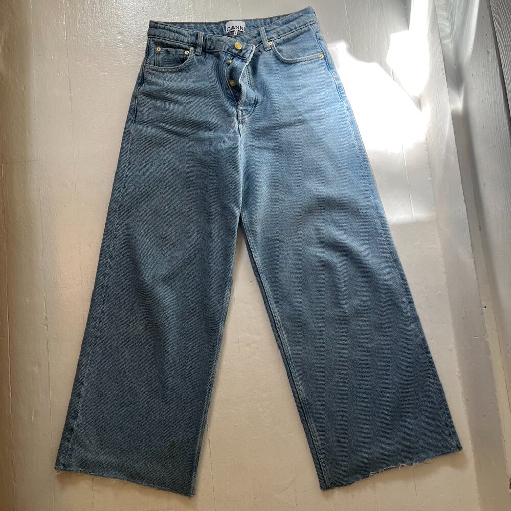 GANNI Wide-Leg Jeans (Conscious)